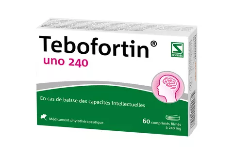 Tebofortin Oubli Difficulté de concentration - Schwabe Pharma